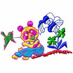 Teddy Embroidery Design 11